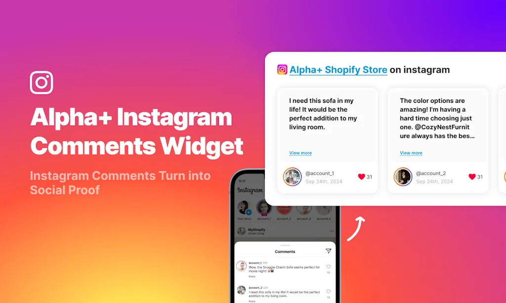Instagram Comments Widget screenshot 1 of 6