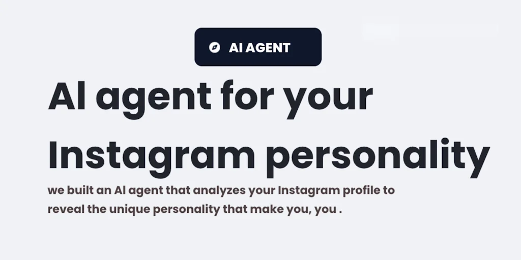 Instagram Profile Personality - AI Agent screenshot 1 of 2