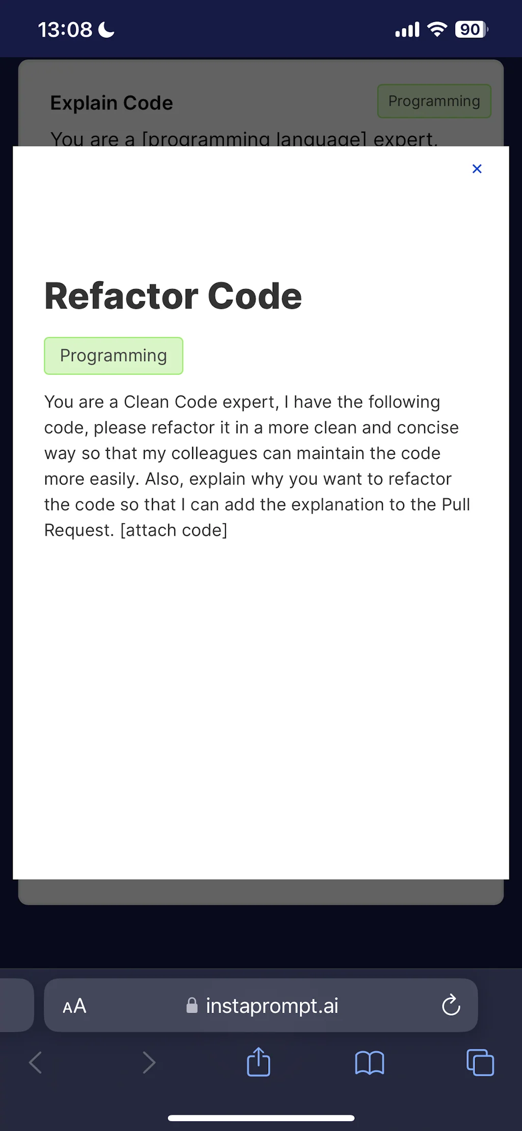 instaprompt.ai screenshot 4 of 5