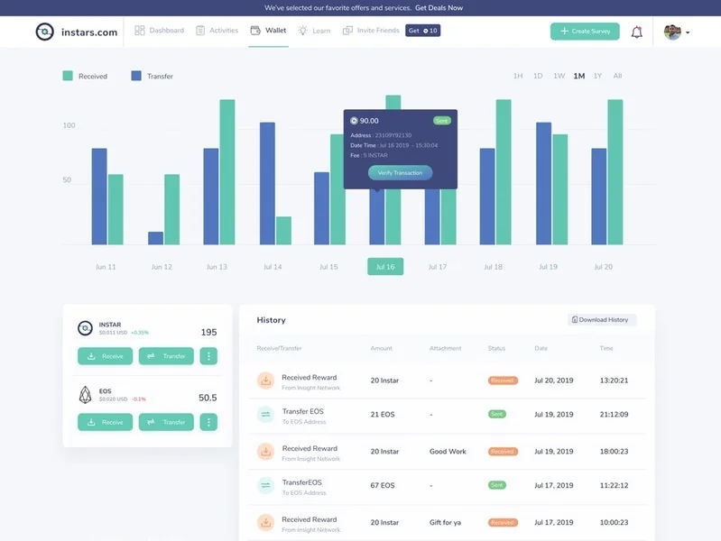 Instars screenshot 2 of 3