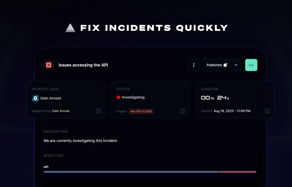 Instatus screenshot 2 of 4