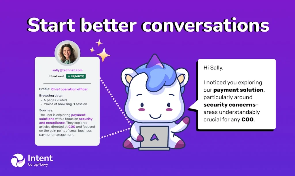 Intent by Upflowy screenshot 3 of 3