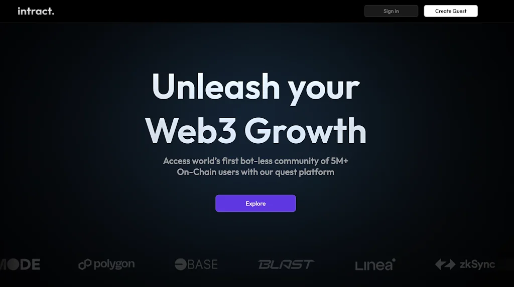 Intract screenshot 1 of 3