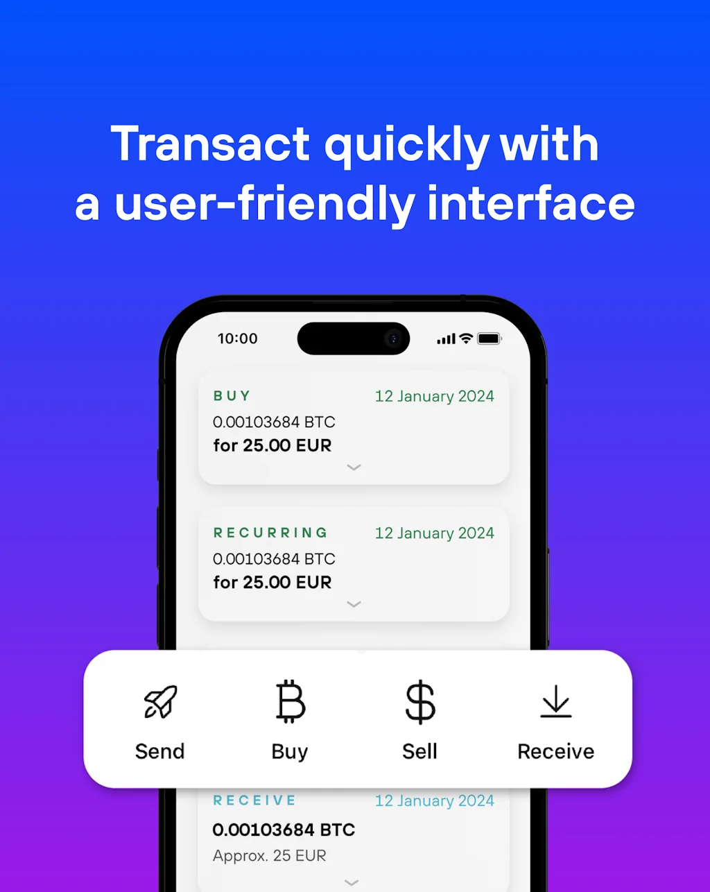 Invity app - your friend in crypto screenshot 3 of 10