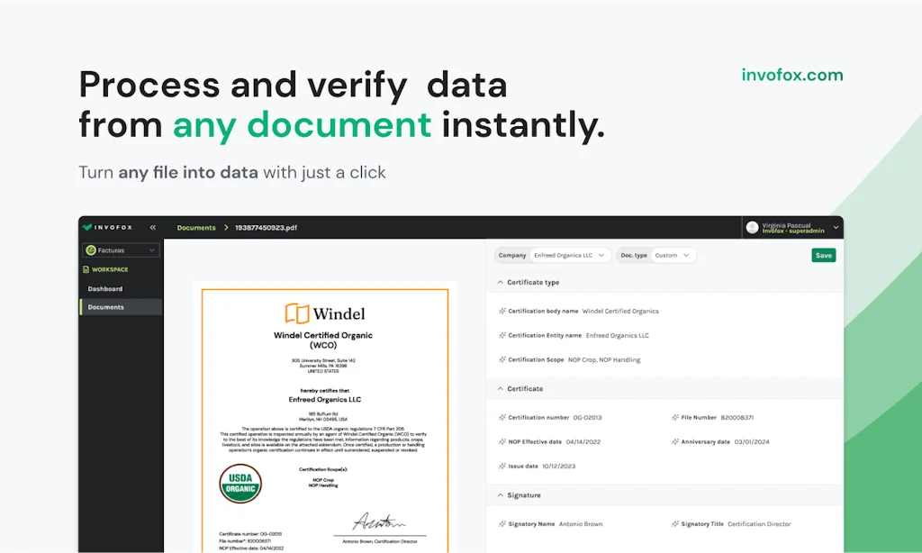 Invofox Custom Documents screenshot 1 of 6