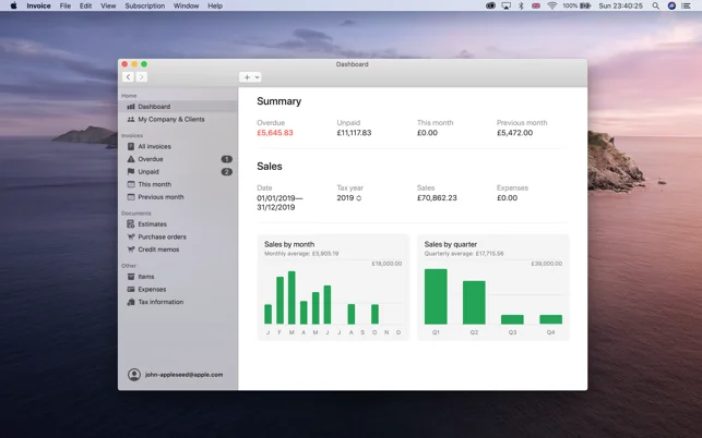 Invoice.app for Mac screenshot 2 of 5