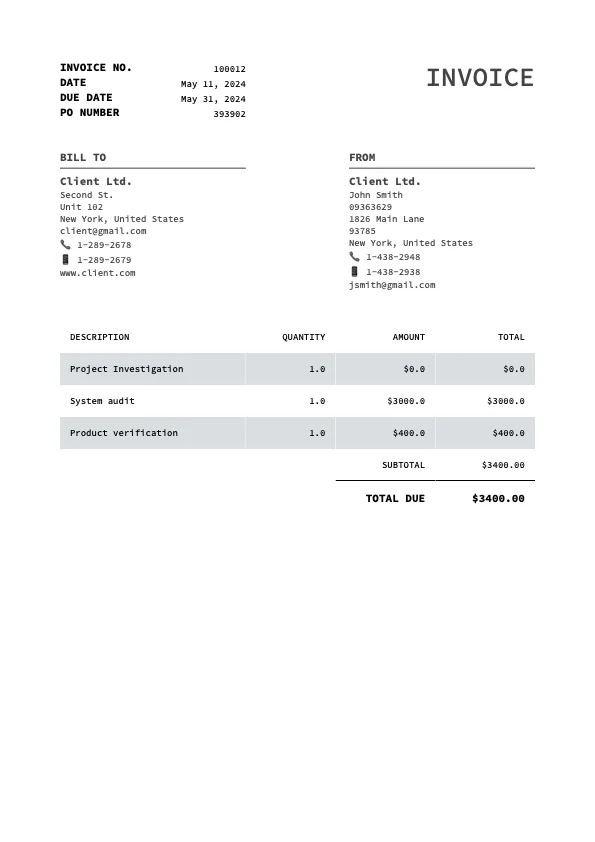 Invoice Builder App screenshot 2 of 6