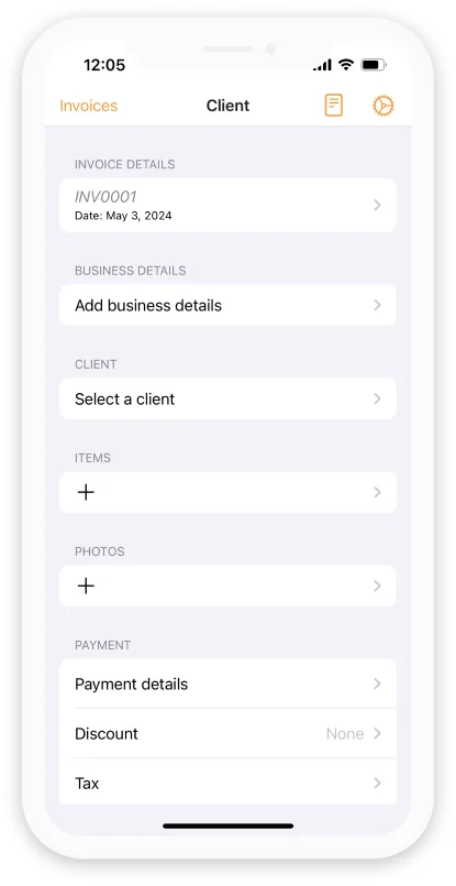 Invoice Builder App screenshot 5 of 6