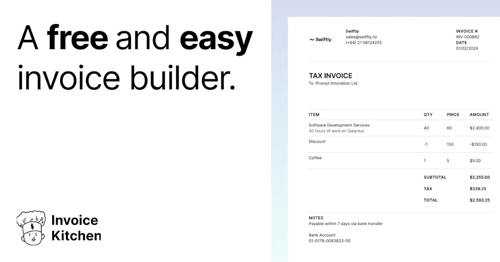 Invoice Kitchen screenshot 1 of 2