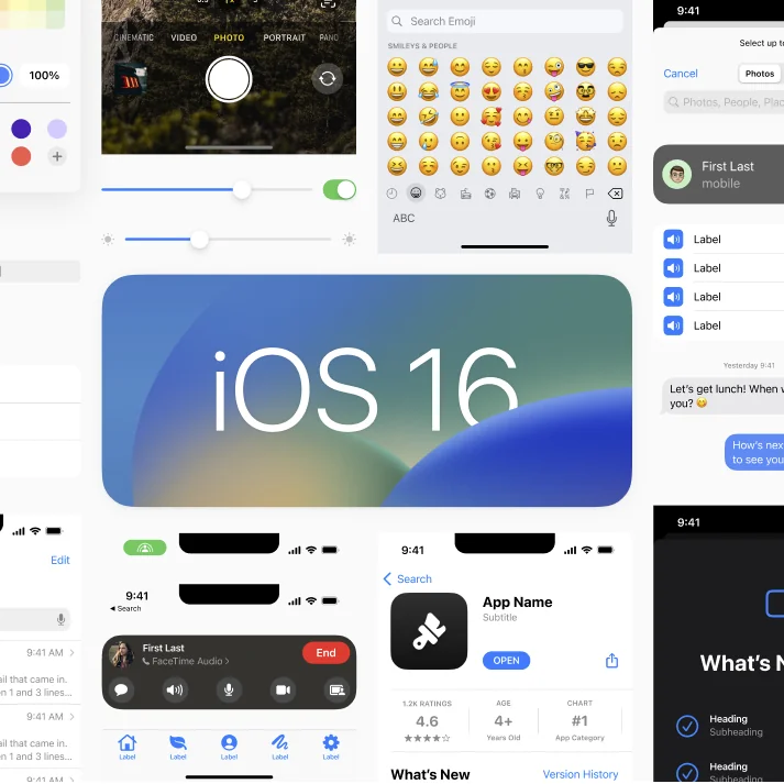 iOS 16 UI Kit for Figma logo