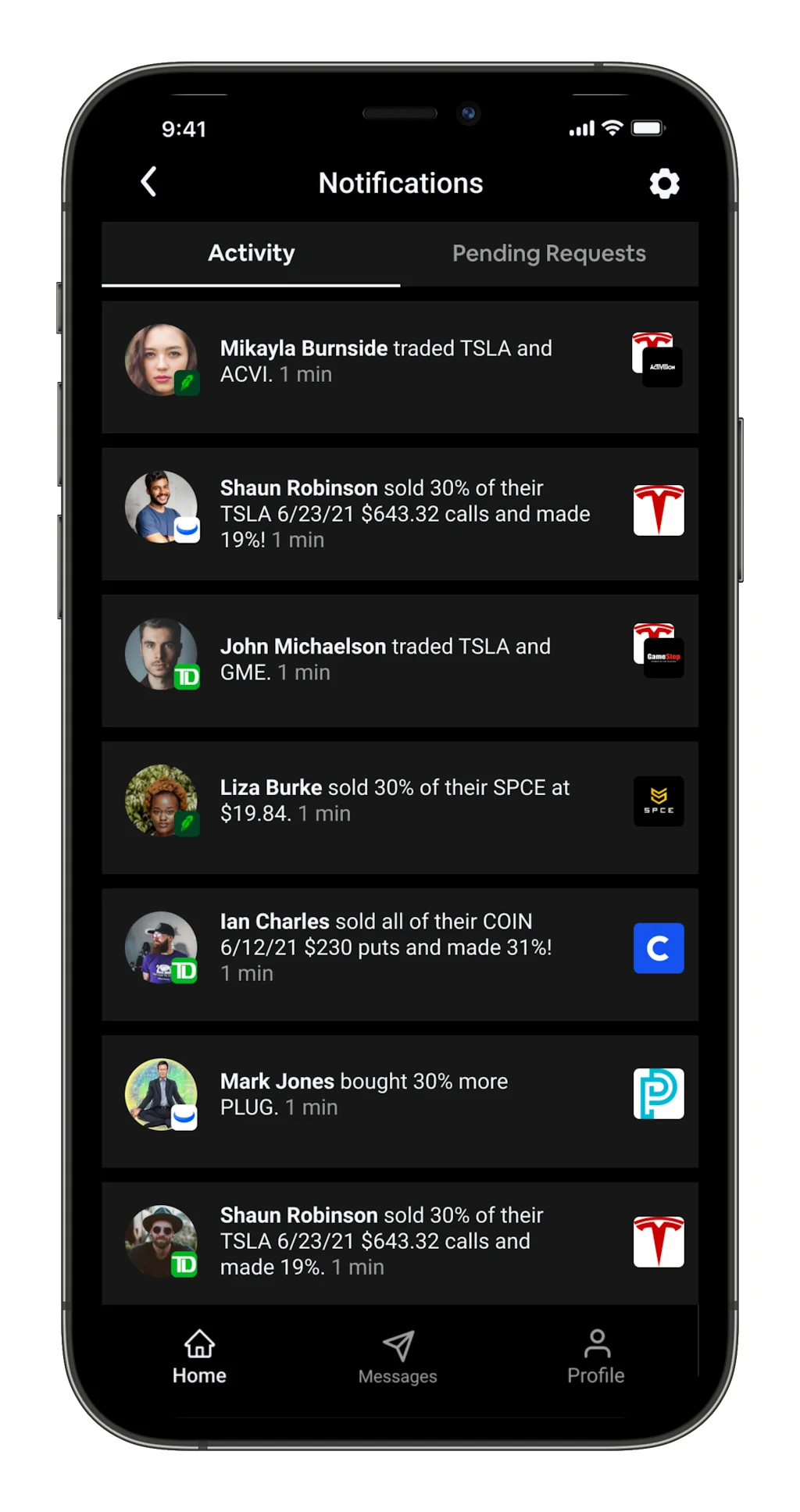 Iris - Social Stock App screenshot 2 of 5