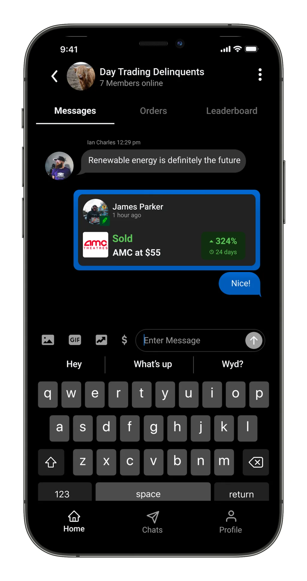 Iris - Social Stock App screenshot 3 of 5