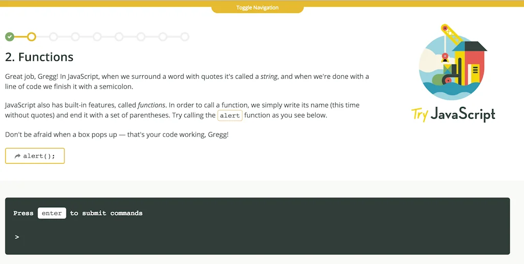 JavaScript.com screenshot 1 of 1