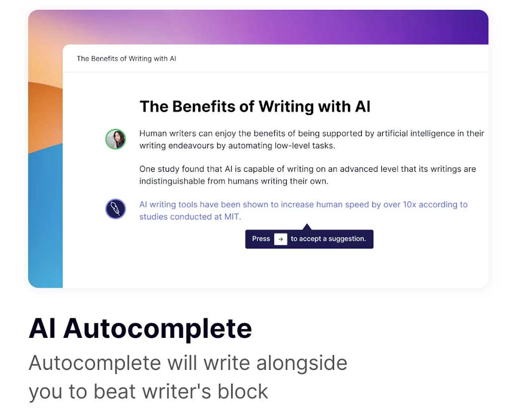 Jenni AI screenshot 1 of 5