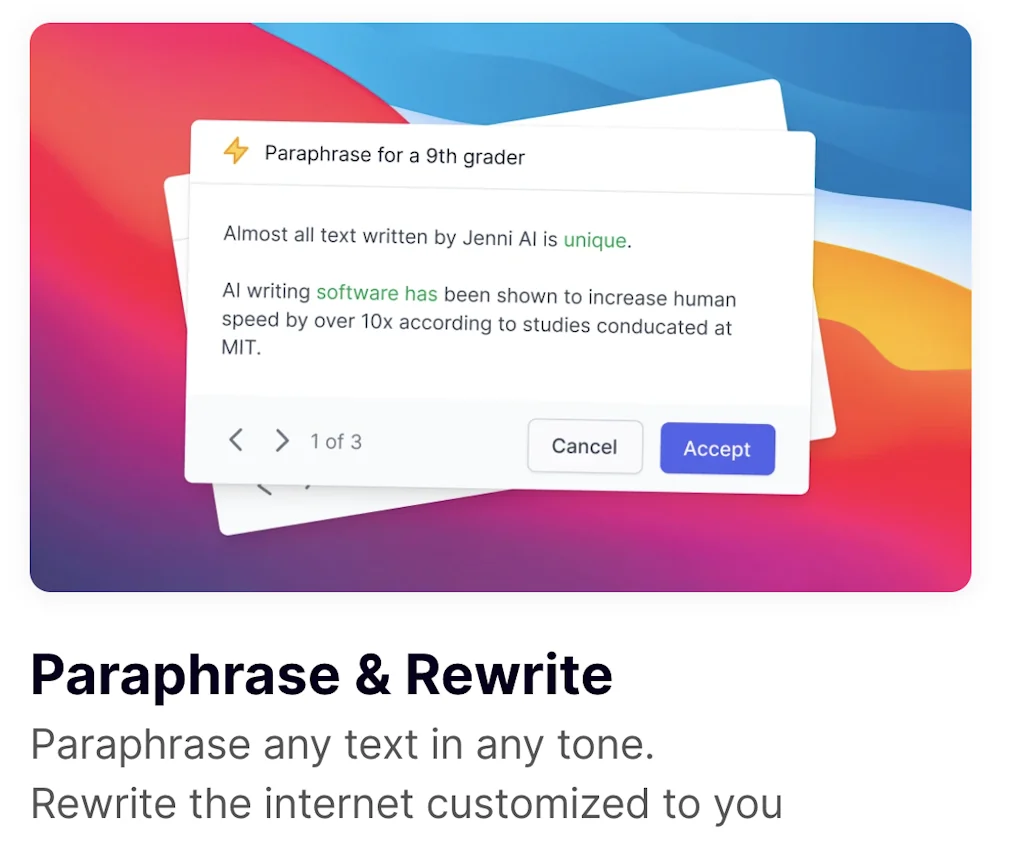 Jenni AI screenshot 4 of 5