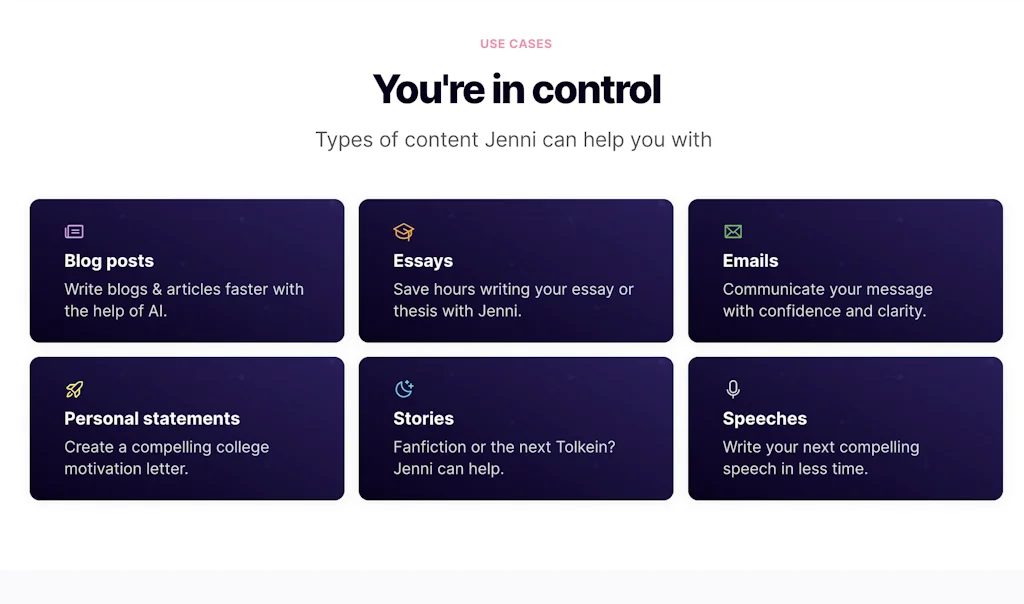 Jenni AI screenshot 5 of 5