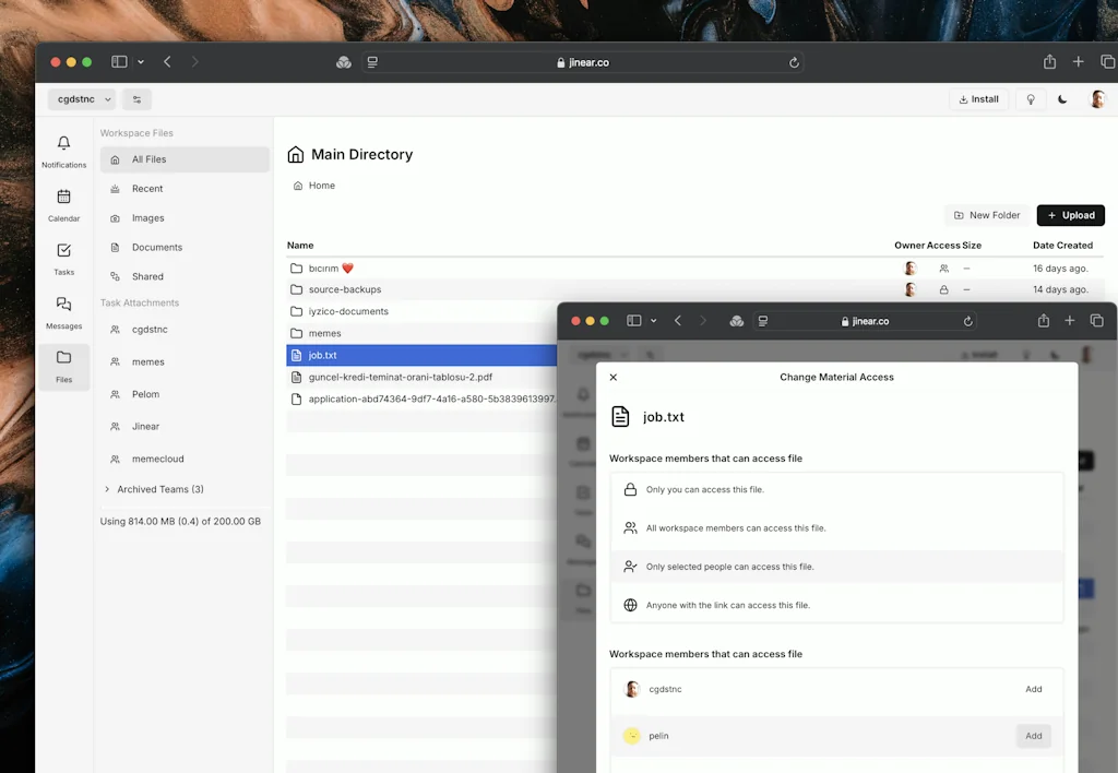 Jinear screenshot 1 of 4