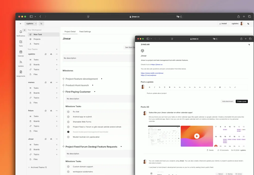 Jinear screenshot 2 of 4