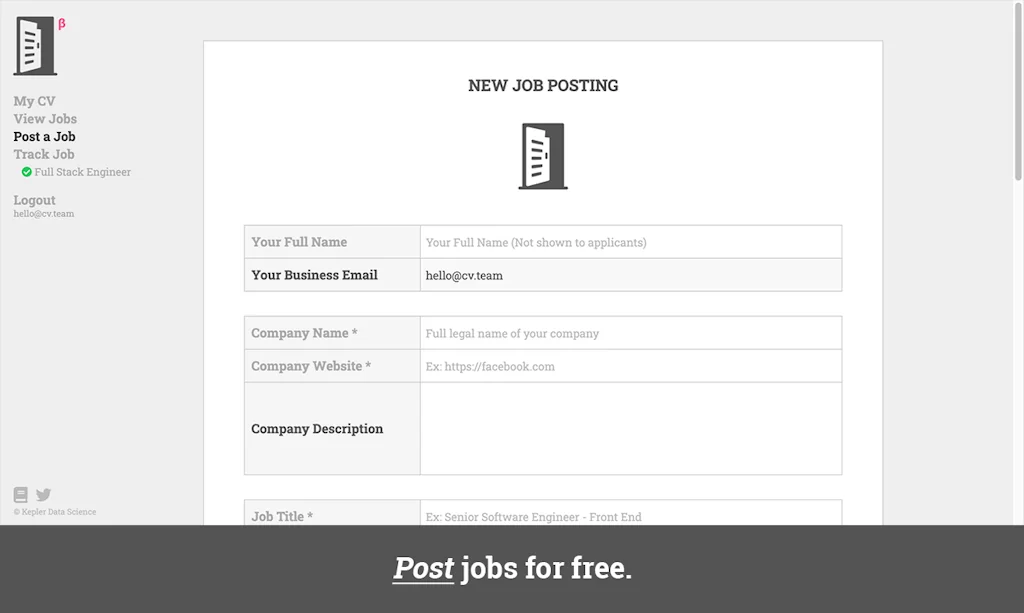 JobCv.me screenshot 3 of 4
