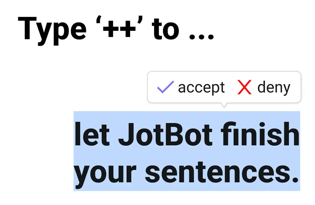 JotBot AI screenshot 4 of 4