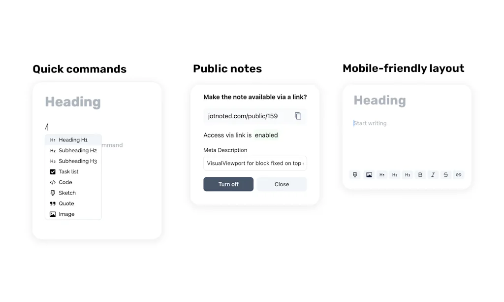jotnoted. screenshot 3 of 3