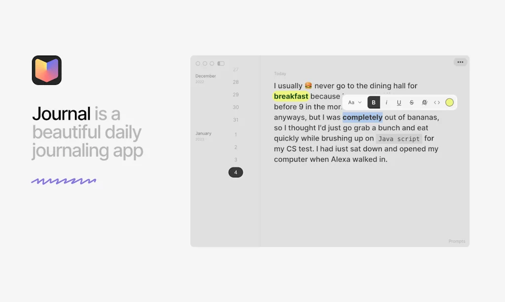 Journal App screenshot 2 of 6