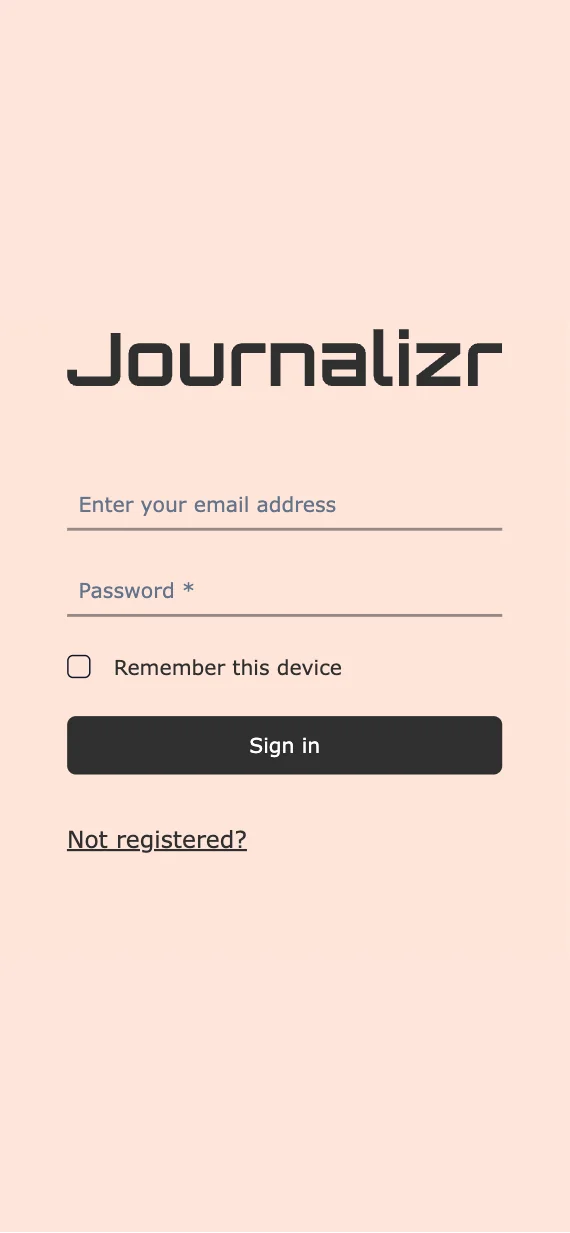 Journalizr screenshot 1 of 3