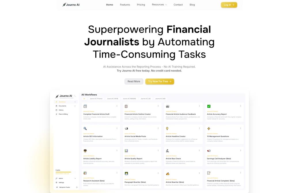 Journo AI screenshot 1 of 1