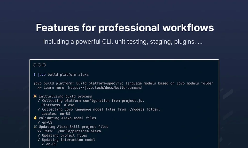 Jovo screenshot 4 of 5