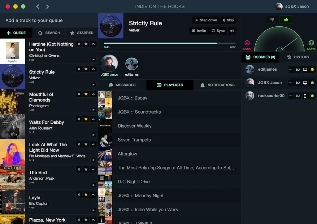 JQBX screenshot 2 of 2