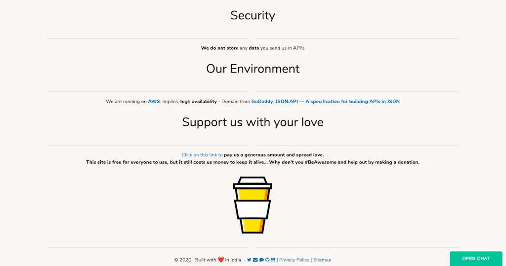 JSON Api screenshot 5 of 5