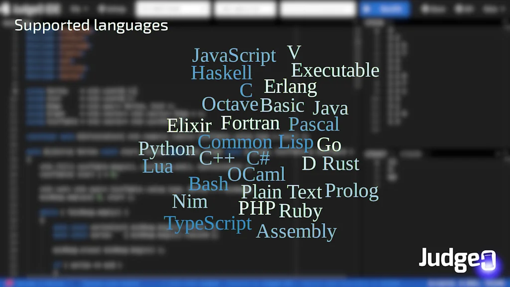 Judge0 IDE screenshot 5 of 6