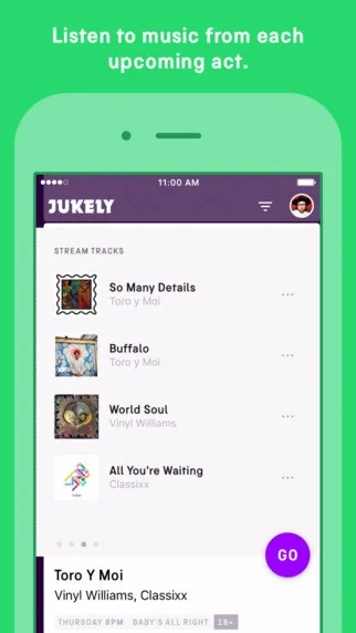 Jukely screenshot 6 of 8