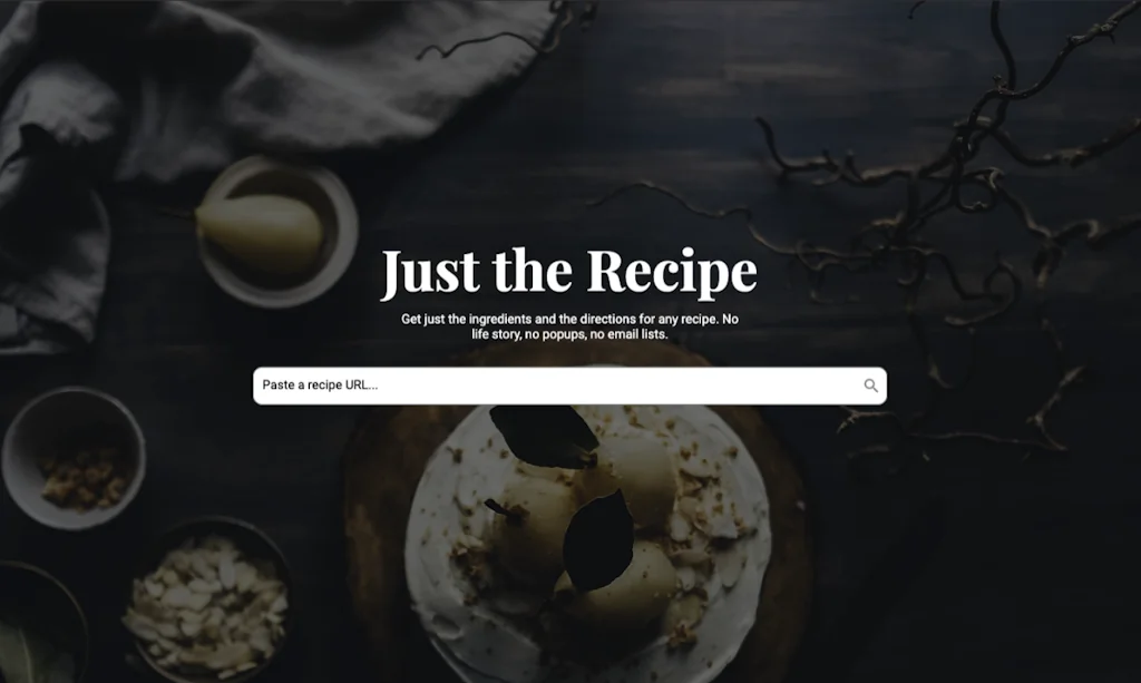 Just the Recipe screenshot 1 of 3