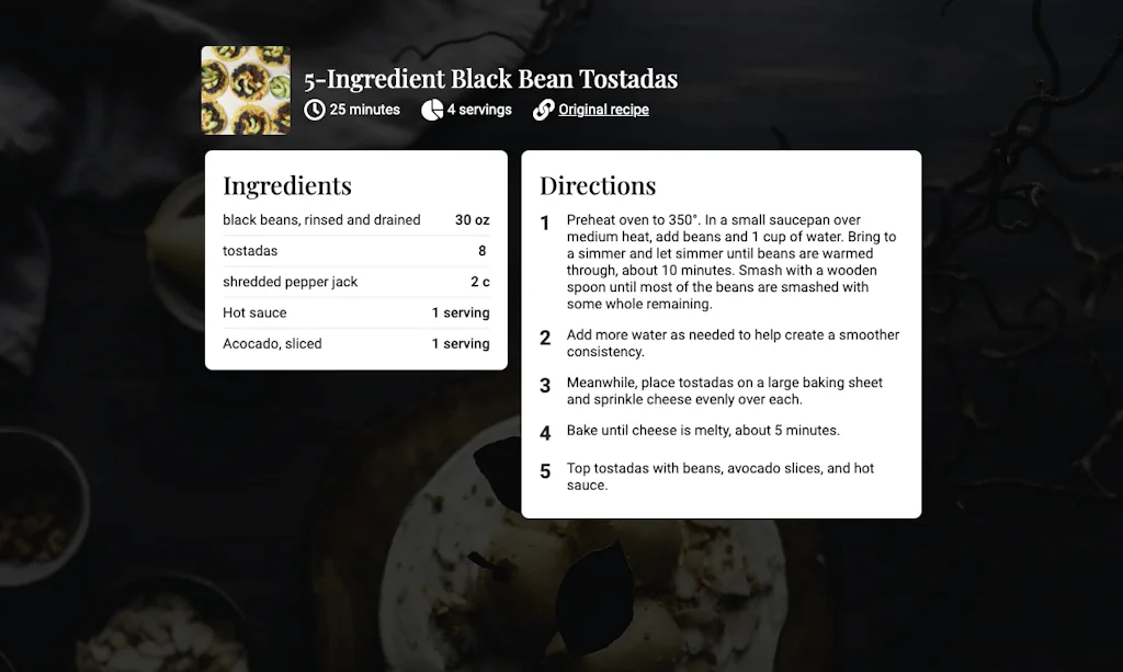 Just the Recipe screenshot 3 of 3
