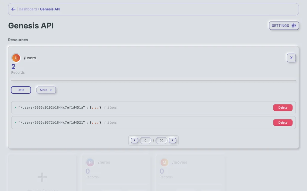 JustBackend screenshot 4 of 4