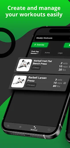 JustLift - Gym Tracker & Fitness Logger screenshot 1 of 7