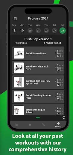 JustLift - Gym Tracker & Fitness Logger screenshot 6 of 7