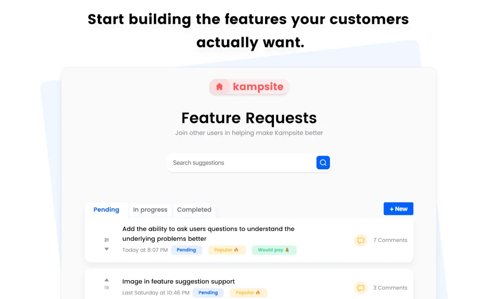 Kampsite screenshot 1 of 6