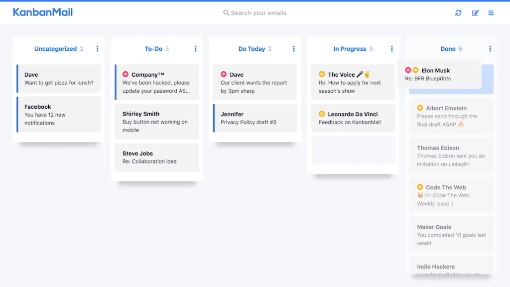 KanbanMail screenshot 3 of 12