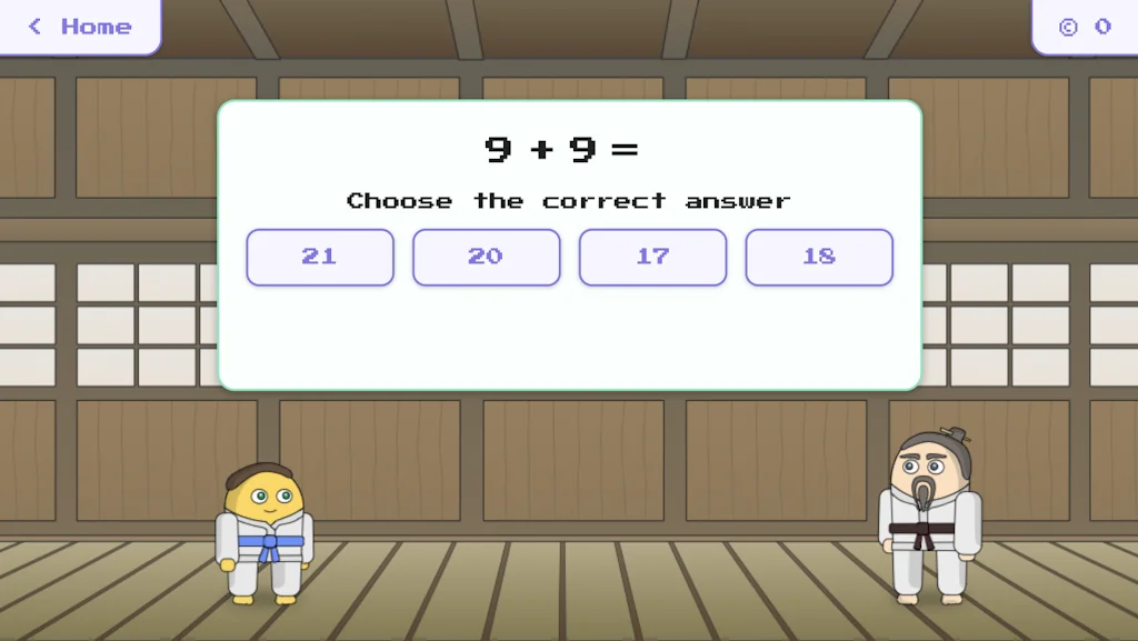 Karate Math Dojo screenshot 2 of 6