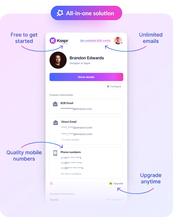 Kaspr screenshot 2 of 3