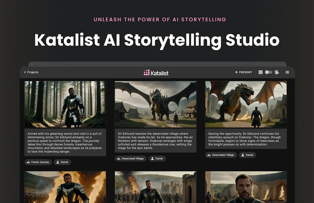 Katalist AI Storytelling Studio screenshot 2 of 8