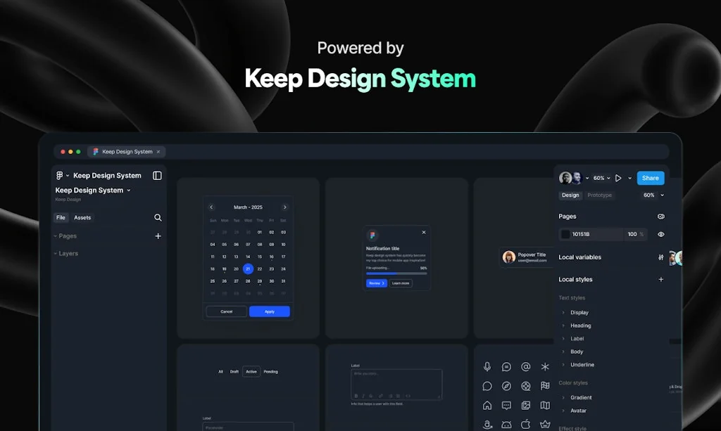Keep Design System screenshot 2 of 5