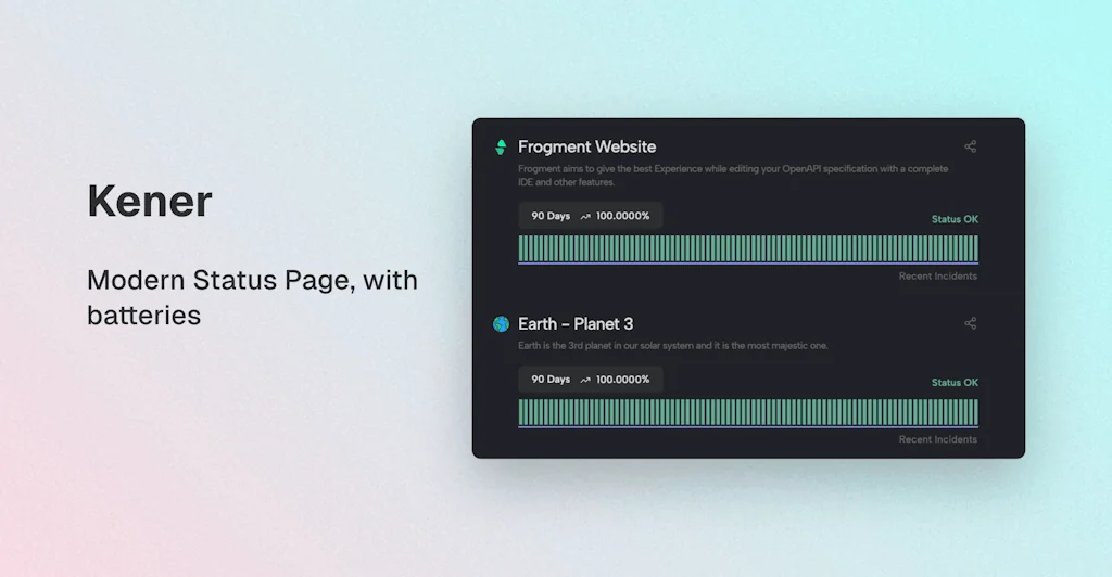 Kener screenshot 1 of 5