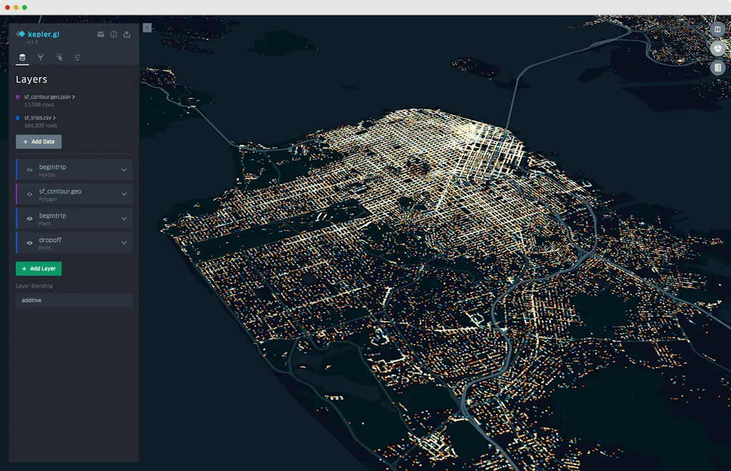 kepler.gl screenshot 11 of 14