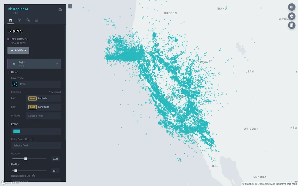 kepler.gl screenshot 3 of 14