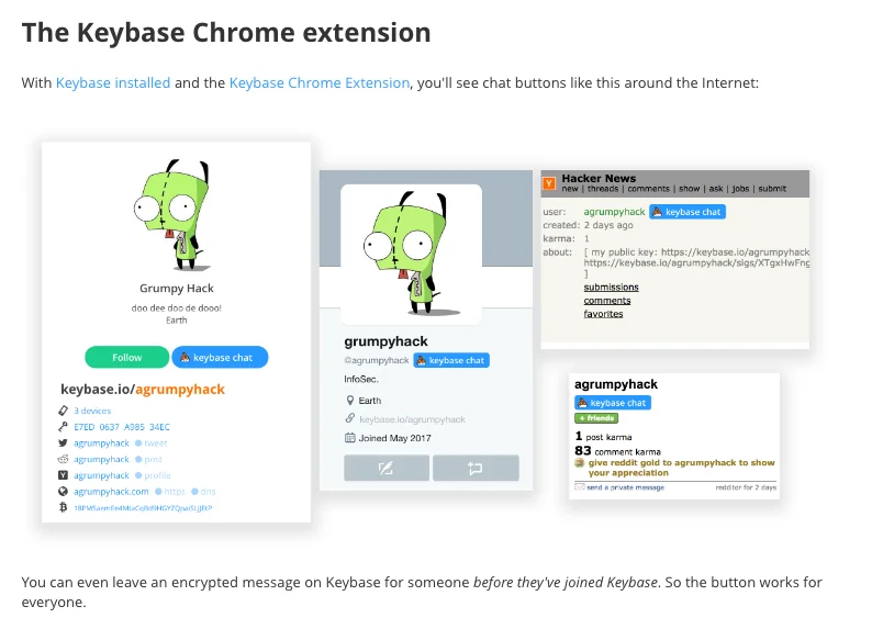 Keybase screenshot 2 of 6