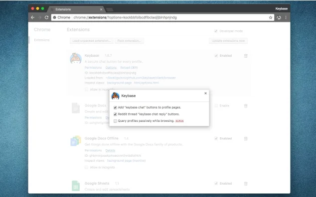 Keybase screenshot 5 of 6