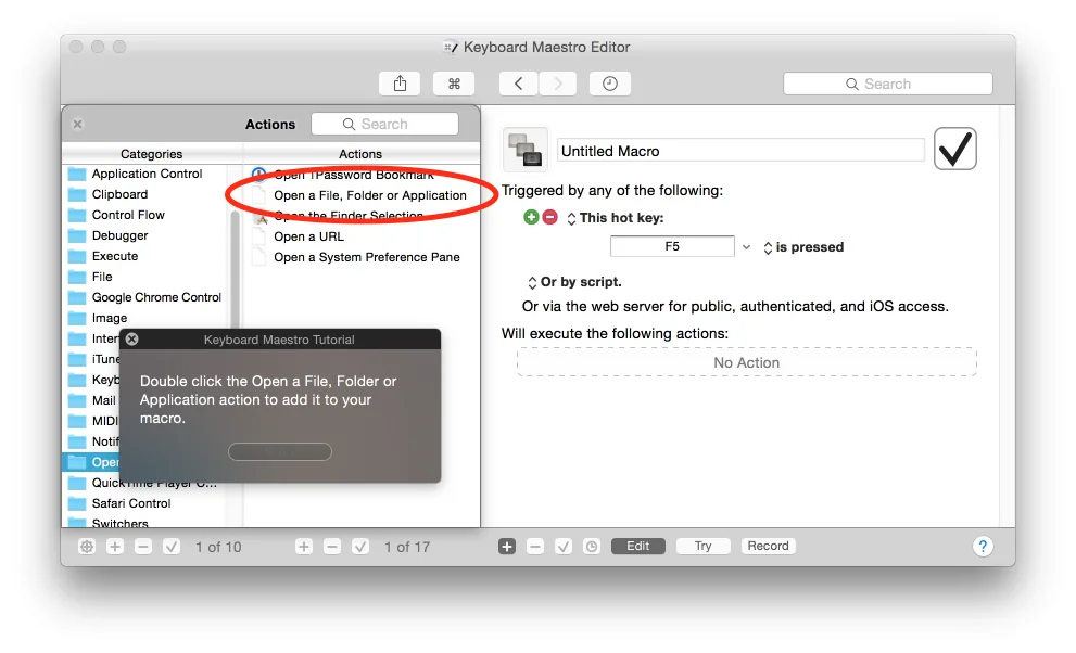 Keyboard Maestro screenshot 9 of 10